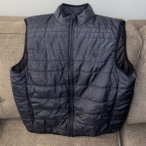 Chaps Packable Vest - Grey - XL - New With Tags